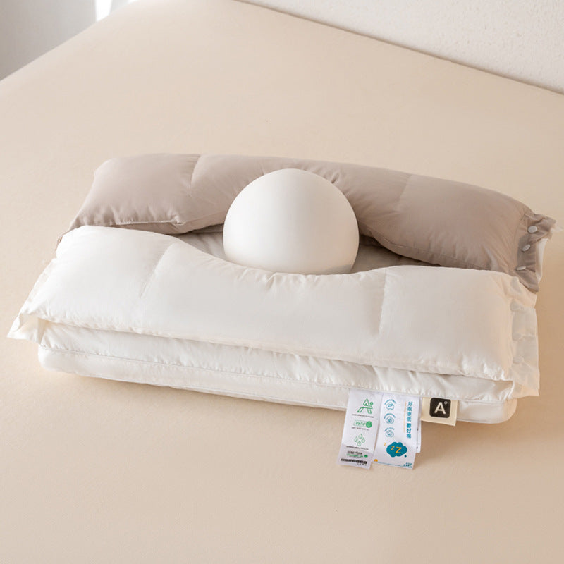 100% Cotton Traction Pillow Neck Pillow Core Neck Support Pillow