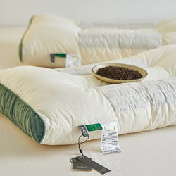 Cotton Ketsumeishi Pillow Buckwheat Hull Cervical Pillow Improve Sleeping Herbal Low Loft Pillow Insert