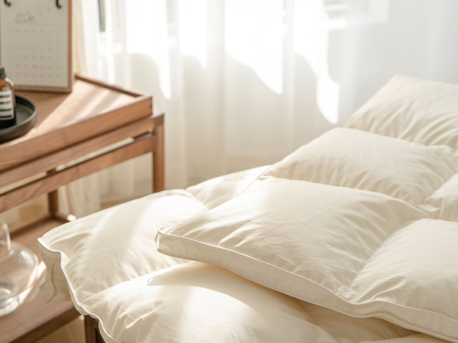 Down Quilt 95% White Goose Down Thickened Warm Winter Quilt Double Spring and Autumn Quilt Core