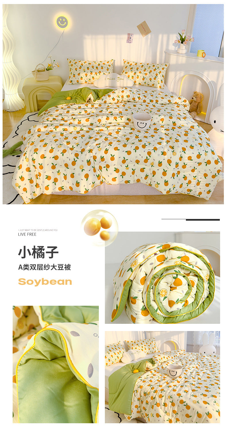 Maternity Grade Soybean Fiber Summer Air Conditioning Quilt