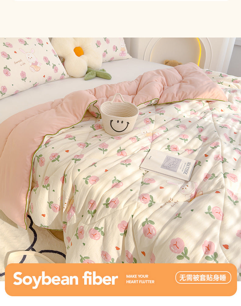 Maternity Grade Soybean Fiber Summer Air Conditioning Quilt