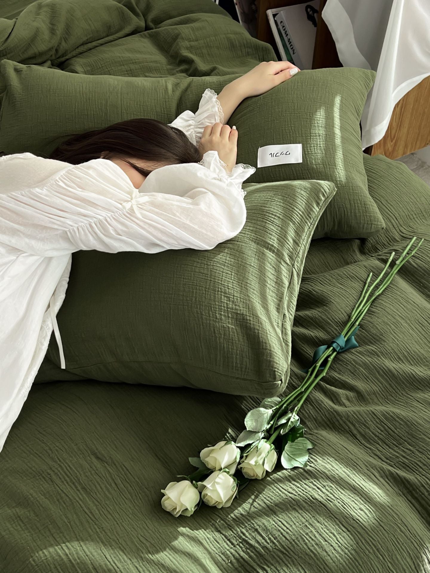 Baby-grade All-cotton Double-layer Gauze Four-piece Set