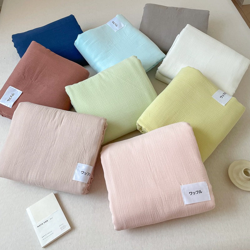 Baby-grade All-cotton Double-layer Gauze Four-piece Set