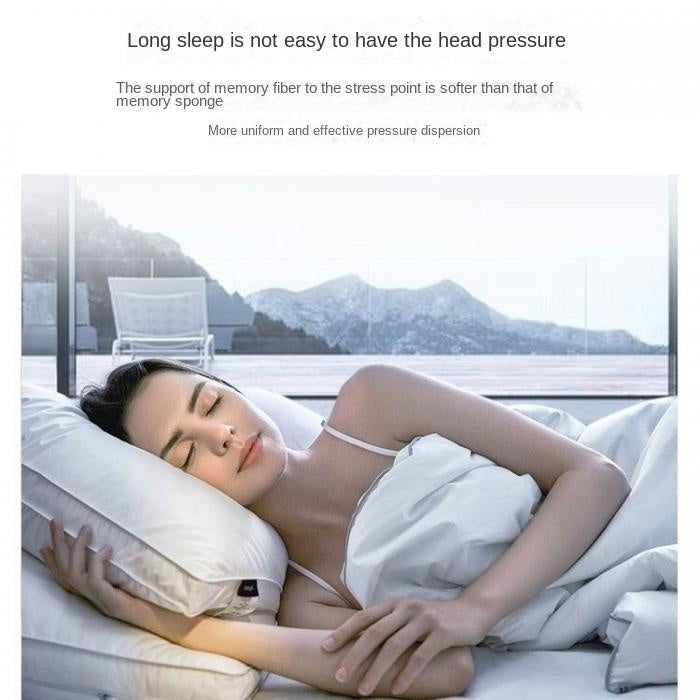 Cotton Star Hotel Pillow Core Three-Dimensional Feather Velvet Slow Rebound Pillow