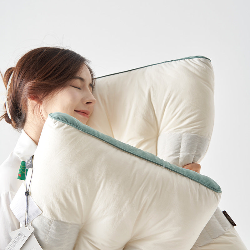 Cotton Ketsumeishi Pillow Buckwheat Hull Cervical Pillow Improve Sleeping Herbal Low Loft Pillow Insert