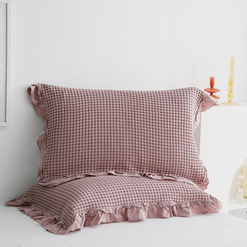 Pure Cotton Waffle Soft Towel Blanket Summer Quilt