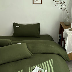 Baby-grade All-cotton Double-layer Gauze Four-piece Set