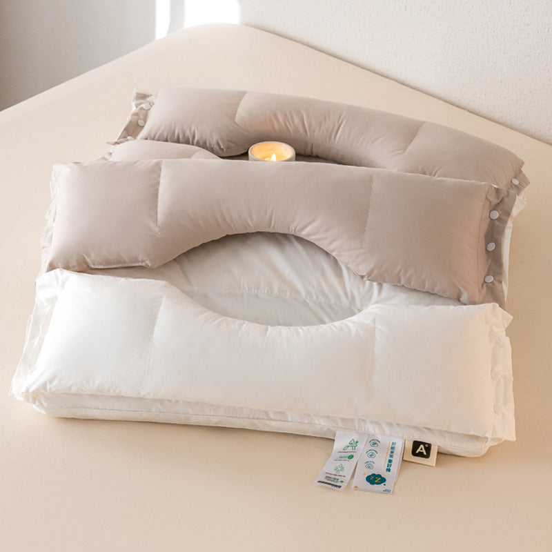 100% Cotton Traction Pillow Neck Pillow Core Neck Support Pillow