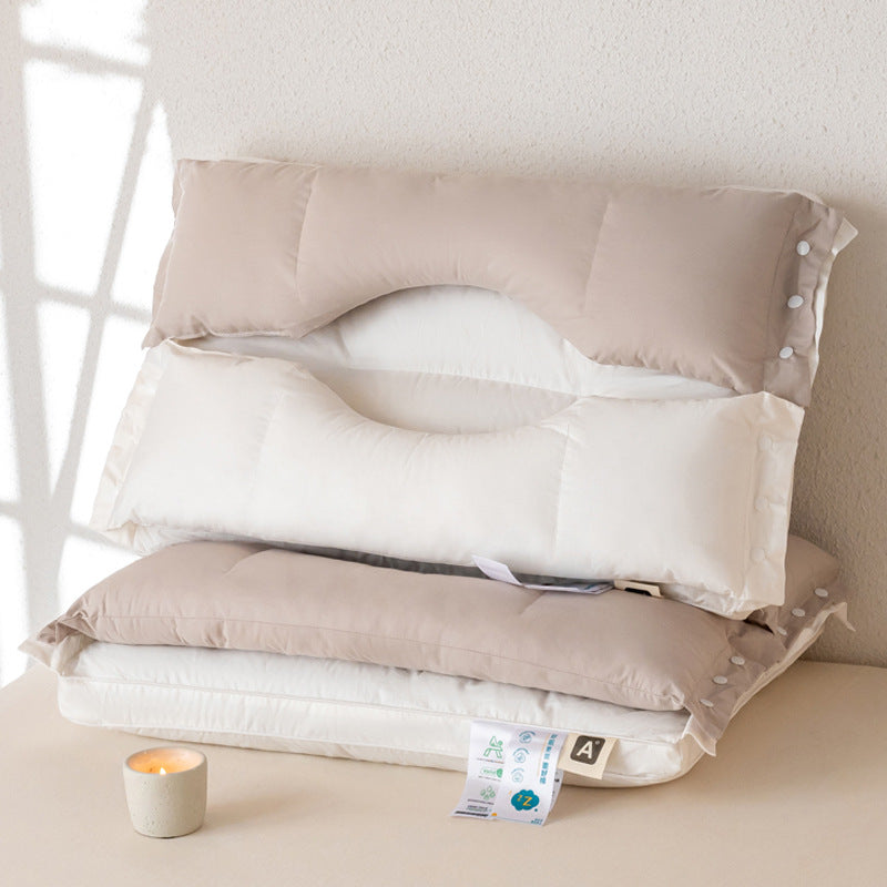 100% Cotton Traction Pillow Neck Pillow Core Neck Support Pillow