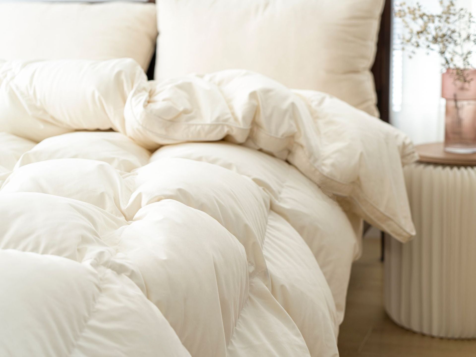 Down Quilt 95% White Goose Down Thickened Warm Winter Quilt Double Spring and Autumn Quilt Core