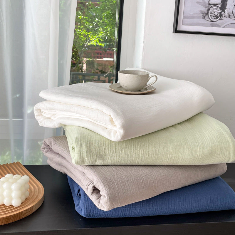 Baby-grade All-cotton Double-layer Gauze Four-piece Set