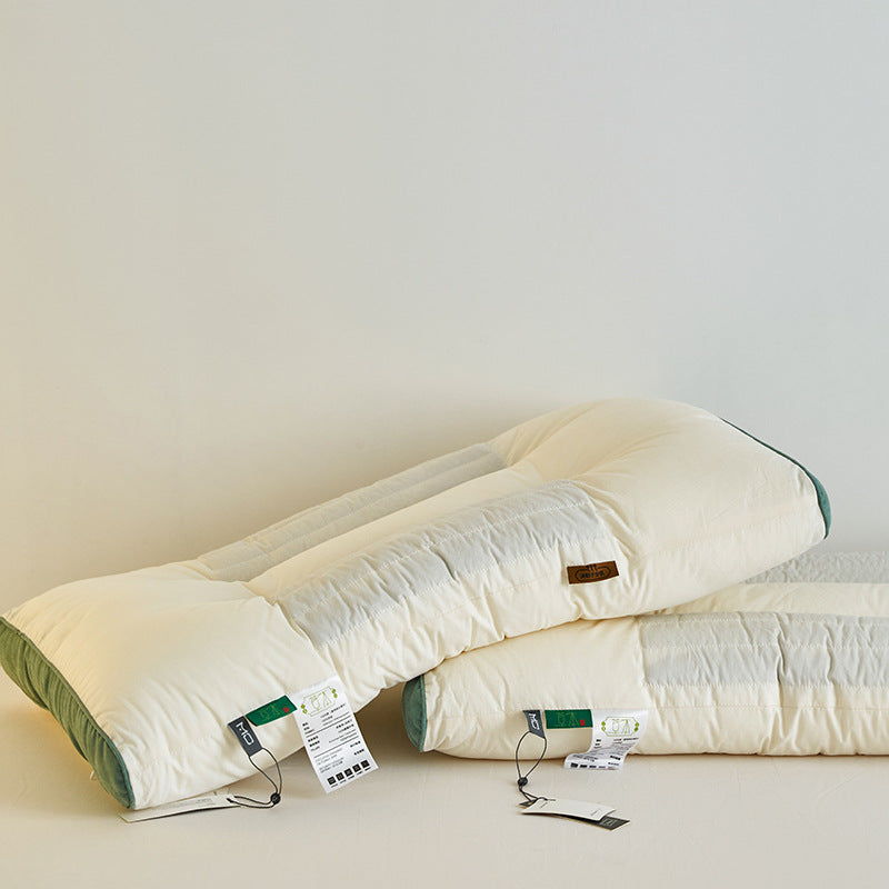 Cotton Ketsumeishi Pillow Buckwheat Hull Cervical Pillow Improve Sleeping Herbal Low Loft Pillow Insert
