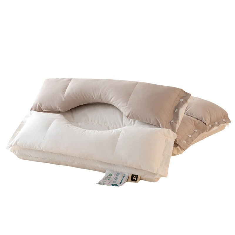 100% Cotton Traction Pillow Neck Pillow Core Neck Support Pillow