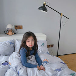 Cartoon 60 PCs Tencel Four-Piece Set Super Silky Ice Silk Cool Feeling for Children