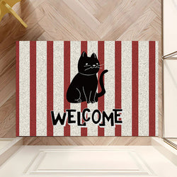 Home Cartoon outside Door Carpet Stain-Resistant and Washable Can Be Cut