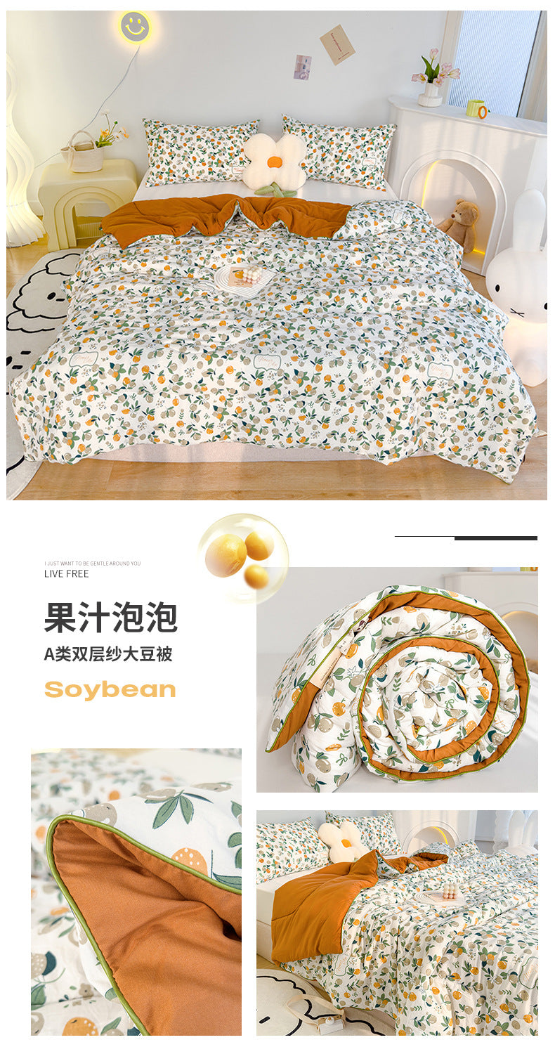 Maternity Grade Soybean Fiber Summer Air Conditioning Quilt