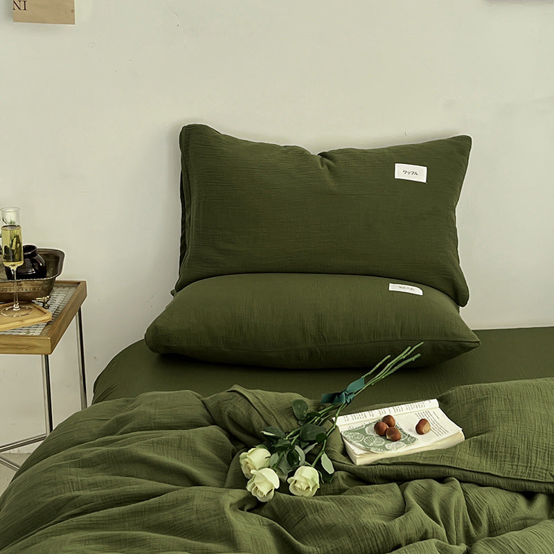 Baby-grade All-cotton Double-layer Gauze Four-piece Set