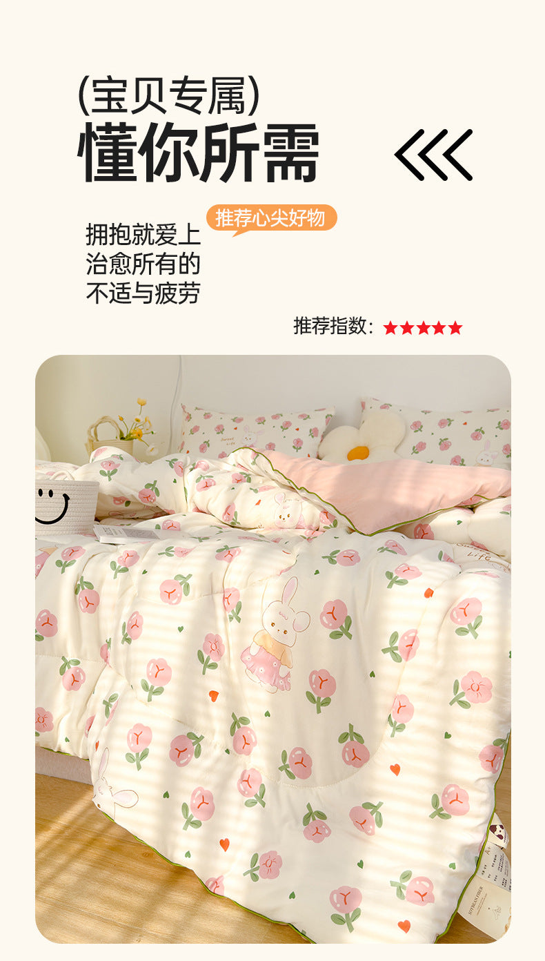 Maternity Grade Soybean Fiber Summer Air Conditioning Quilt