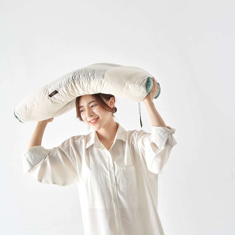 Cotton Ketsumeishi Pillow Buckwheat Hull Cervical Pillow Improve Sleeping Herbal Low Loft Pillow Insert