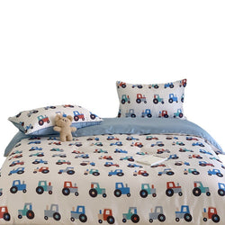 Cartoon 60 PCs Tencel Four-Piece Set Super Silky Ice Silk Cool Feeling for Children