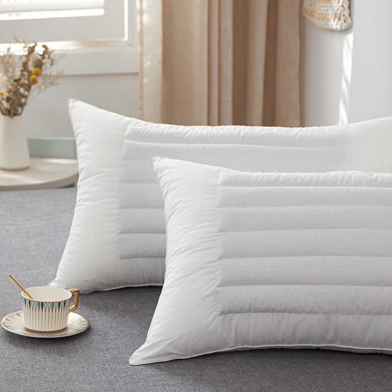 Cotton Star Hotel Pillow Core Three-Dimensional Feather Velvet Slow Rebound Pillow