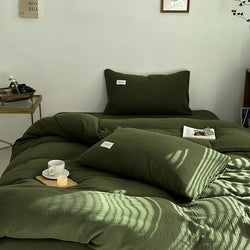 Baby-grade All-cotton Double-layer Gauze Four-piece Set