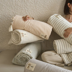 Pure Cotton Summer Quilt Washed Full Cotton Striped Soybean Air Conditioning Quilt