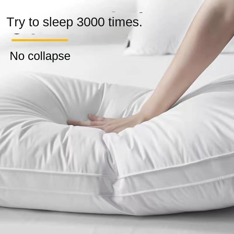 Cotton Star Hotel Pillow Core Three-Dimensional Feather Velvet Slow Rebound Pillow