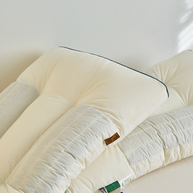 Cotton Ketsumeishi Pillow Buckwheat Hull Cervical Pillow Improve Sleeping Herbal Low Loft Pillow Insert