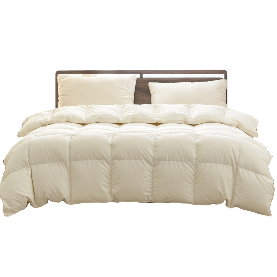 Down Quilt 95% White Goose Down Thickened Warm Winter Quilt Double Spring and Autumn Quilt Core