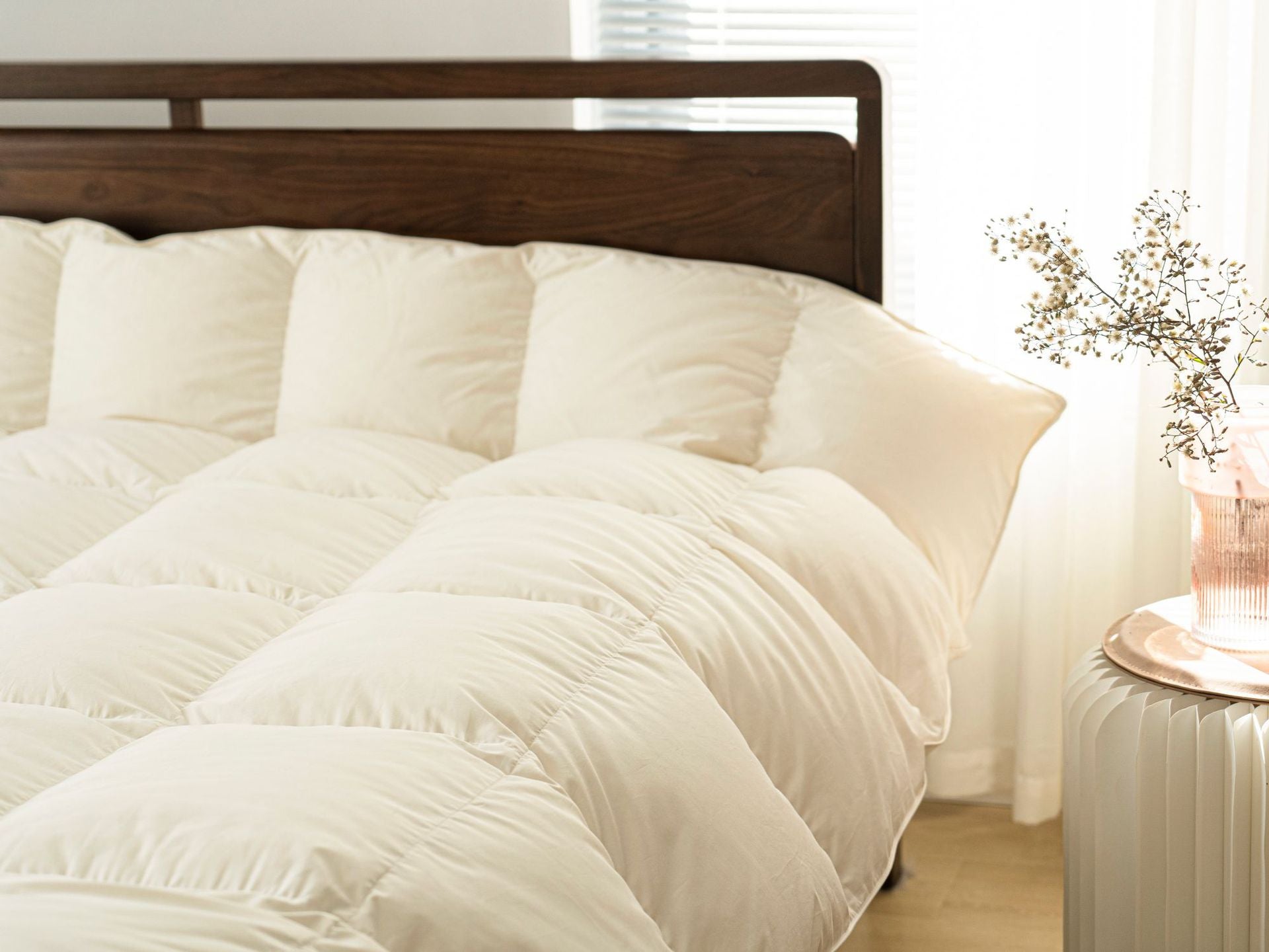 Down Quilt 95% White Goose Down Thickened Warm Winter Quilt Double Spring and Autumn Quilt Core