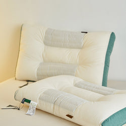 Cotton Ketsumeishi Pillow Buckwheat Hull Cervical Pillow Improve Sleeping Herbal Low Loft Pillow Insert