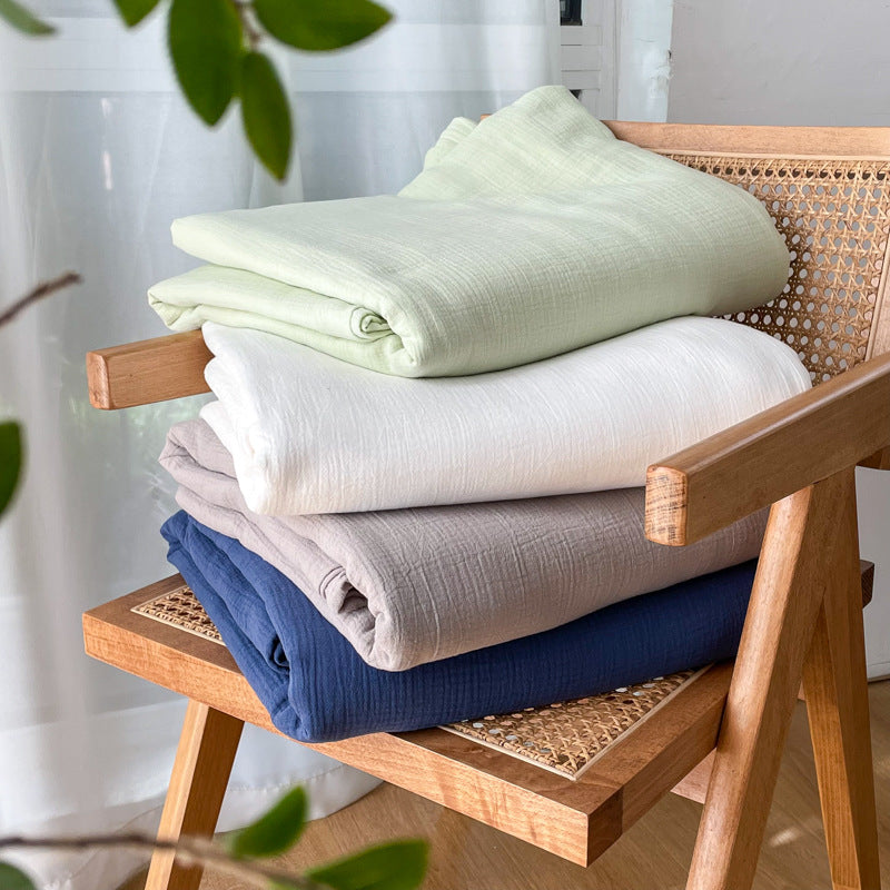 Baby-grade All-cotton Double-layer Gauze Four-piece Set