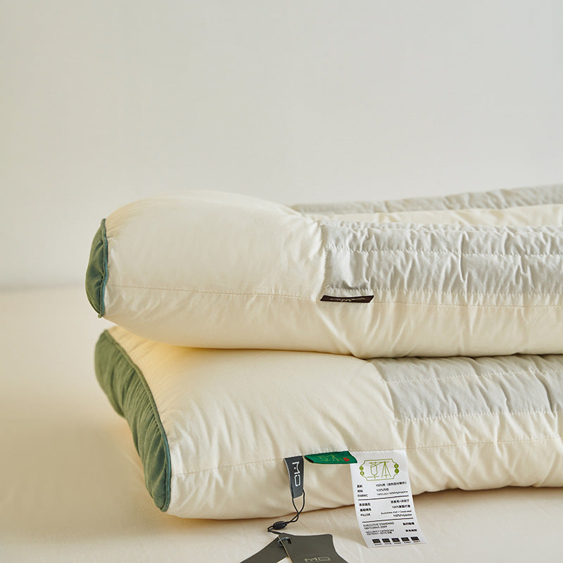 Cotton Ketsumeishi Pillow Buckwheat Hull Cervical Pillow Improve Sleeping Herbal Low Loft Pillow Insert