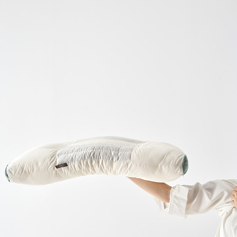 Cotton Ketsumeishi Pillow Buckwheat Hull Cervical Pillow Improve Sleeping Herbal Low Loft Pillow Insert