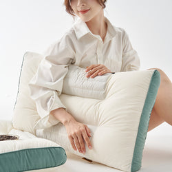 Cotton Ketsumeishi Pillow Buckwheat Hull Cervical Pillow Improve Sleeping Herbal Low Loft Pillow Insert