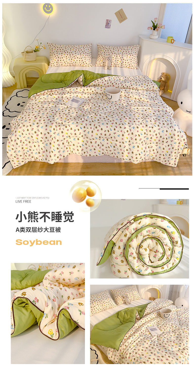 Maternity Grade Soybean Fiber Summer Air Conditioning Quilt