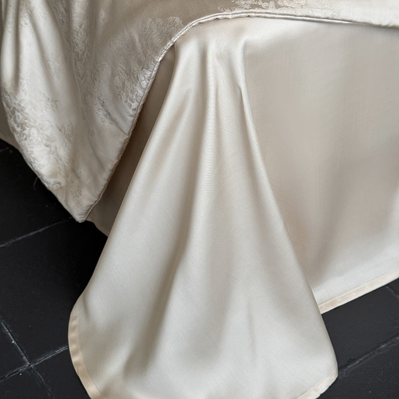 Austria60Branch Lanjing Tencel Jacquard Summer Blanket Four-Piece Set