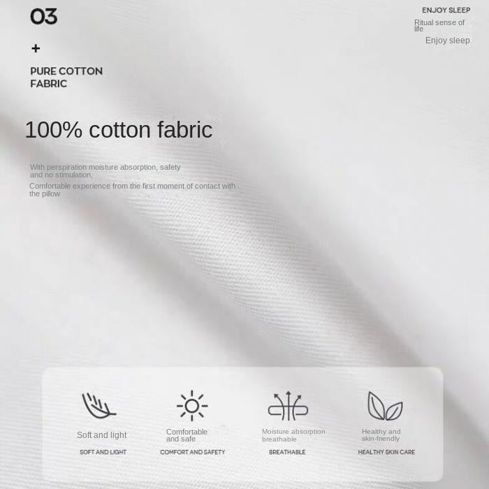 Cotton Star Hotel Pillow Core Three-Dimensional Feather Velvet Slow Rebound Pillow