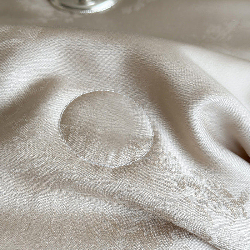 Austria60Branch Lanjing Tencel Jacquard Summer Blanket Four-Piece Set