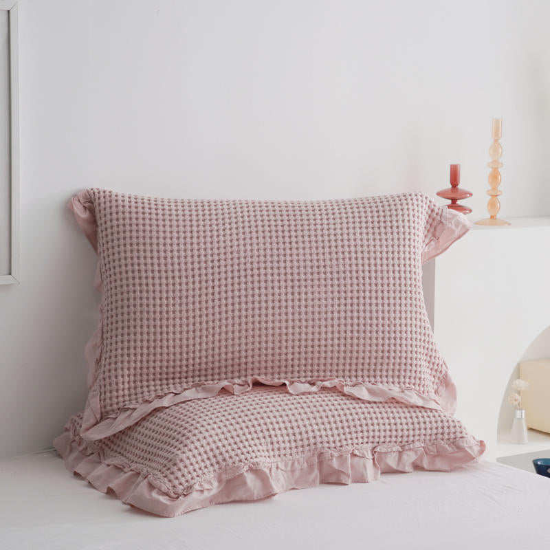 Pure Cotton Waffle Soft Towel Blanket Summer Quilt