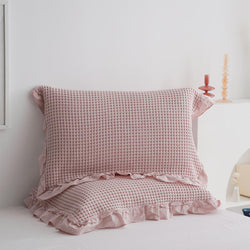 Pure Cotton Waffle Soft Towel Blanket Summer Quilt