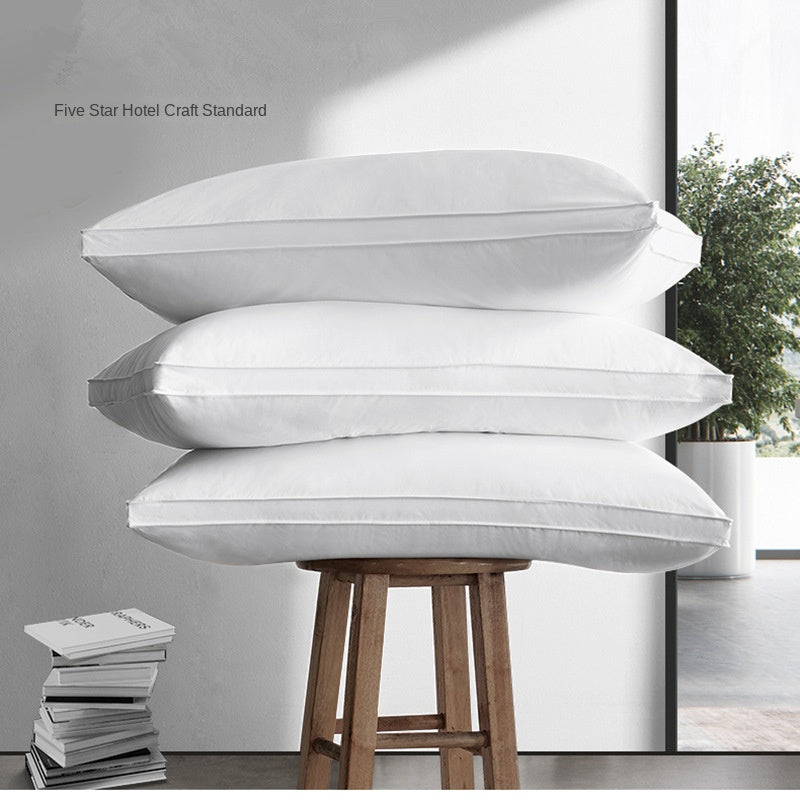 Cotton Star Hotel Pillow Core Three-Dimensional Feather Velvet Slow Rebound Pillow