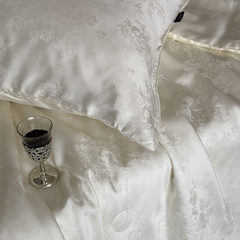 Austria60Branch Lanjing Tencel Jacquard Summer Blanket Four-Piece Set