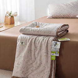 Cotton Double-Layer Yarn Summer Blanket Children's Summer Air-Conditioning Thin Duvet