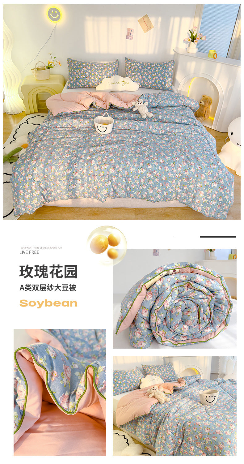 Maternity Grade Soybean Fiber Summer Air Conditioning Quilt