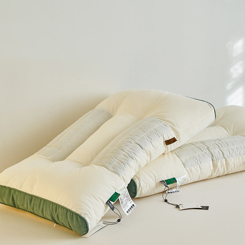 Cotton Ketsumeishi Pillow Buckwheat Hull Cervical Pillow Improve Sleeping Herbal Low Loft Pillow Insert