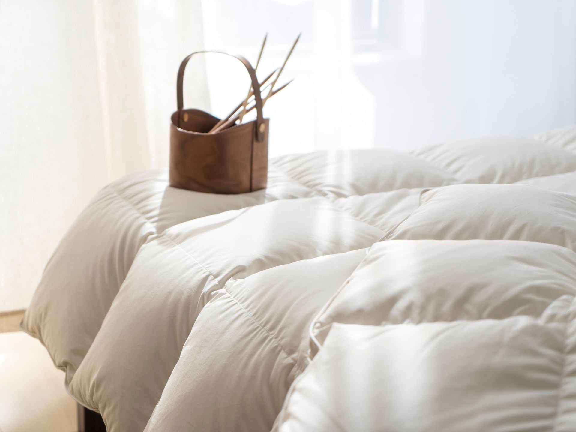 Down Quilt 95% White Goose Down Thickened Warm Winter Quilt Double Spring and Autumn Quilt Core