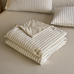 Pure Cotton Summer Quilt Washed Full Cotton Striped Soybean Air Conditioning Quilt