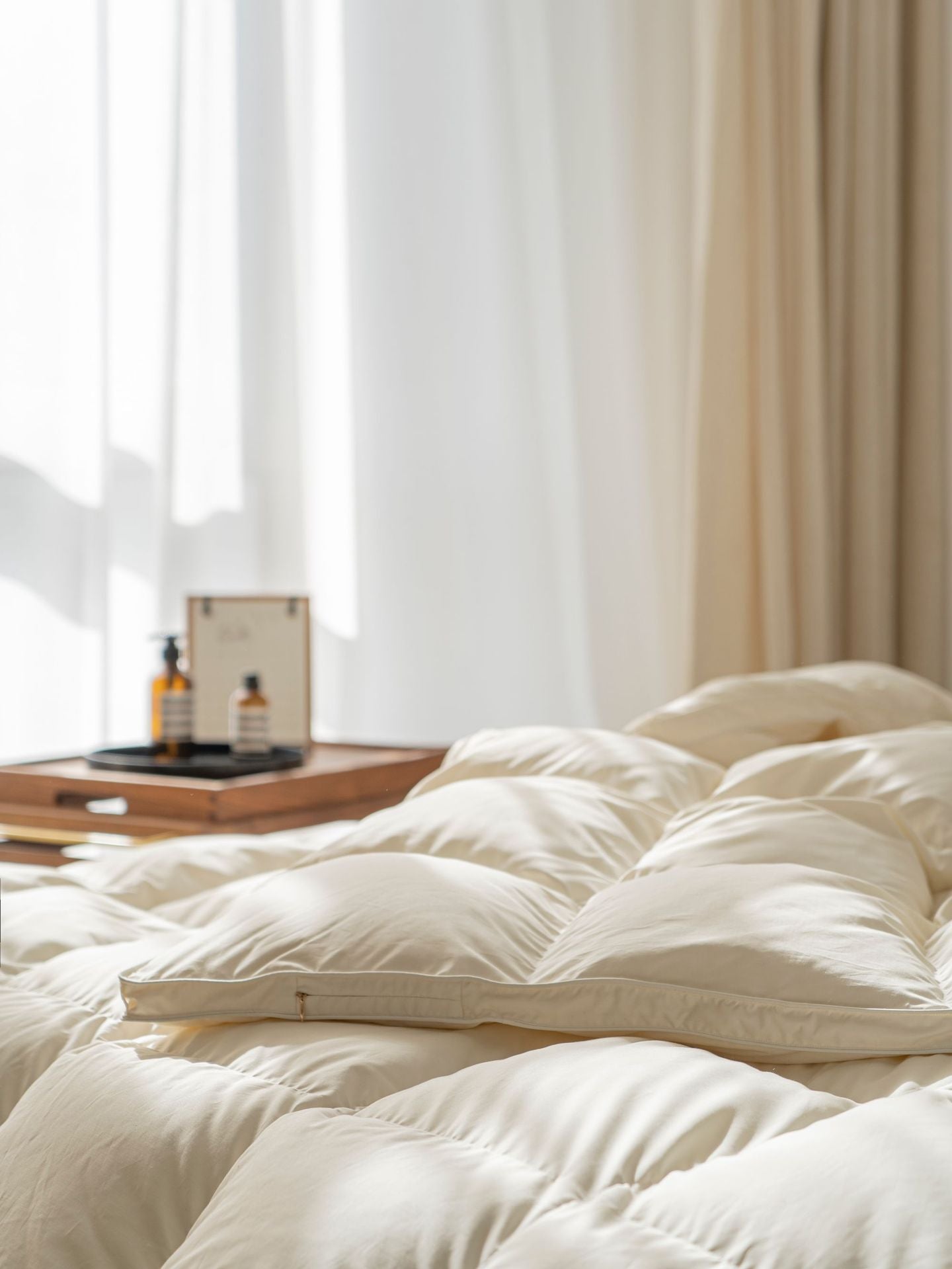 Down Quilt 95% White Goose Down Thickened Warm Winter Quilt Double Spring and Autumn Quilt Core